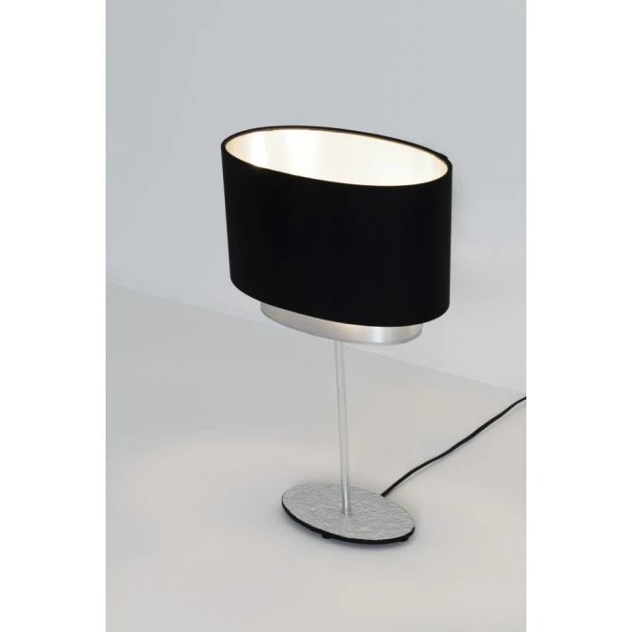 Holländer MATTIA OVAL Tischleuchte Silber, 1-flammig 4 Holländer MATTIA OVAL Tischleuchte Silber, 1-flammig – Bild 2