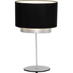 Holländer MATTIA OVAL Tischleuchte Silber, 1-flammig 7 Holländer MATTIA OVAL Tischleuchte Silber, 1-flammig -Günstiges Tischlampen Geschäft hollaender mattia oval tischleuchte 300 k 12210 sv 2