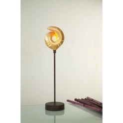 Holländer PICCOLA GAZELLA Tischleuchte Schwarz, Braun, Gold, 1-flammig