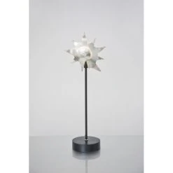 Holländer PICCOLA LUMACHE Tischleuchte Schwarz, Silber, 1-flammig