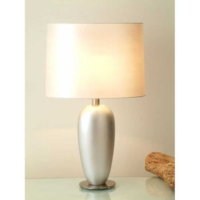 Holländer SIGMA OVAL Tischleuchte Silber, 1-flammig 3 Holländer SIGMA OVAL Tischleuchte Silber, 1-flammig