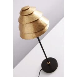 Holl&auml;nder SNAIL ONE Tischleuchte Braun, Gold, 1-flammig -Günstiges Tischlampen Geschäft hollaender snail one tischleuchte 300 12101 5