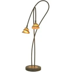 Holländer SNAIL TWO Tischleuchte Schwarz, Braun, Gold, 2-flammig -Günstiges Tischlampen Geschäft hollaender snail two tischleuchte 300 k 12120 x 1