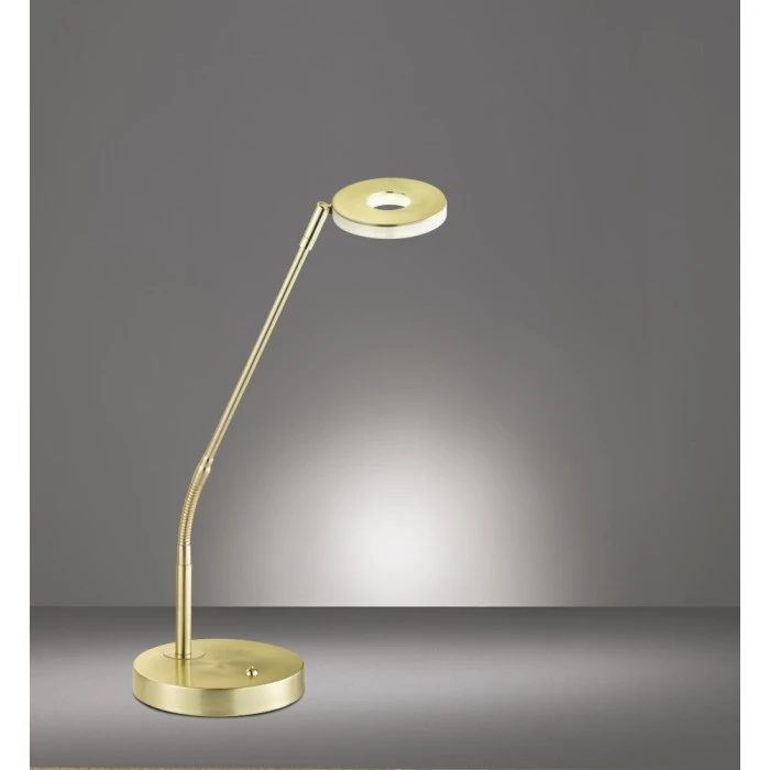 Honsel Leuchten Honsel Dent Tischleuchte LED Messing, 1-flammig, Farbwechsler 4 Honsel Leuchten Honsel Dent Tischleuchte LED Messing, 1-flammig, Farbwechsler – Bild 2