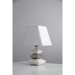 Honsel Leuchten Honsel Sophie Tischleuchte Chrom, Weiß, 1-flammig -Günstiges Tischlampen Geschäft honsel sophie tischleuchte 96751 do1 4