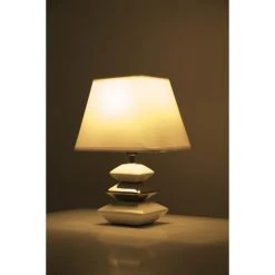 Honsel Leuchten Honsel Sophie Tischleuchte Chrom, Weiß, 1-flammig -Günstiges Tischlampen Geschäft honsel sophie tischleuchte 96751 do1 6