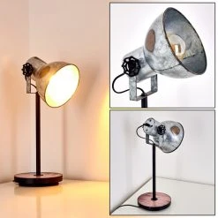 Hofstein Hora Tischleuchte Schwarz, 1-flammig