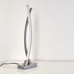 Hofstein Horpmaal Tischleuchte LED Nickel-Matt, 2-flammig -Günstiges Tischlampen Geschäft horpmaal tischleuchte h3273449 do1 6