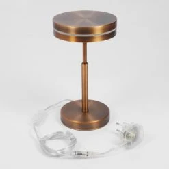 Hofstein Huallilemu Tischleuchte LED Altmessing, 1-flammig -Günstiges Tischlampen Geschäft huallilemu tischleuchte h3610206 4