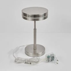 Hofstein Huallilemu Tischleuchte LED Nickel-Matt, 1-flammig 18 Hofstein Huallilemu Tischleuchte LED Nickel-Matt, 1-flammig -Günstiges Tischlampen Geschäft huallilemu tischleuchte h3653647 4