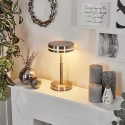 Hofstein Huallilemu Tischleuchte LED Nickel-Matt, 1-flammig 22 Hofstein Huallilemu Tischleuchte LED Nickel-Matt, 1-flammig -Günstiges Tischlampen Geschäft huallilemu tischleuchte h3653647 8