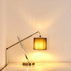 Reality Huemoz Tischleuchte Nickel-Matt, 1-flammig -Günstiges Tischlampen Geschäft huemoz tischleuchte h3285268 do1 19