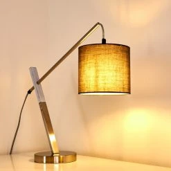 Reality Huemoz Tischleuchte Nickel-Matt, 1-flammig -Günstiges Tischlampen Geschäft huemoz tischleuchte h3285268 do1 2