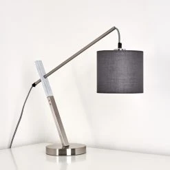 Reality Huemoz Tischleuchte Nickel-Matt, 1-flammig -Günstiges Tischlampen Geschäft huemoz tischleuchte h3285268 do1 8