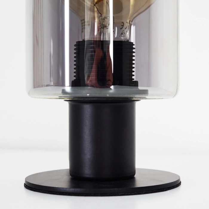 Hofstein Hunouri Tischleuchte Schwarz, 1-flammig 8 Hofstein Hunouri Tischleuchte Schwarz, 1-flammig – Bild 6