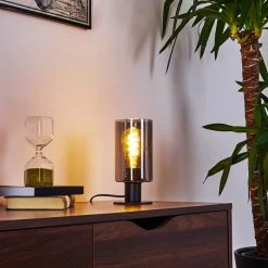 Hofstein Hunouri Tischleuchte Schwarz, 1-flammig 20 Hofstein Hunouri Tischleuchte Schwarz, 1-flammig -Günstiges Tischlampen Geschäft hunouri tischleuchte h3412367 8