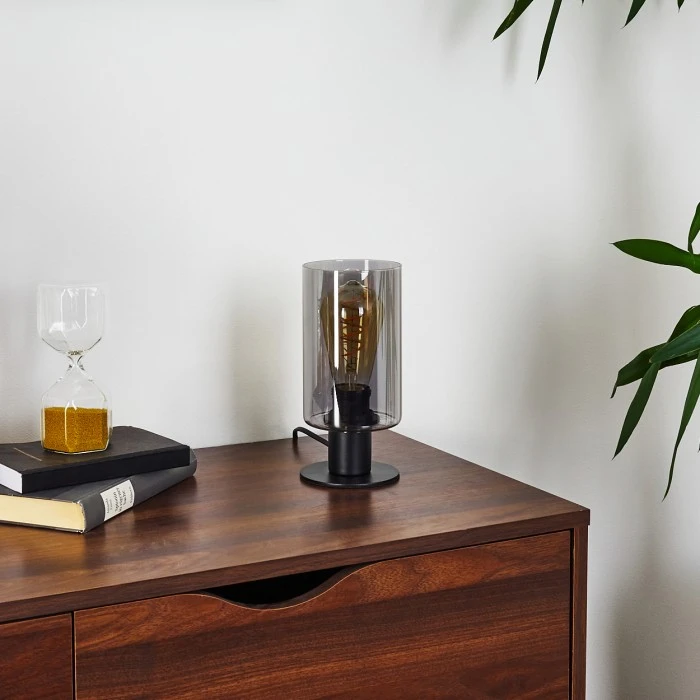 Hofstein Hunouri Tischleuchte Schwarz, 1-flammig 12 Hofstein Hunouri Tischleuchte Schwarz, 1-flammig – Bild 10