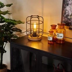 Hofstein Husvik Tischleuchte Holz hell, 1-flammig -Günstiges Tischlampen Geschäft husvik tischleuchte h3399941 10