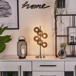 Hofstein Hyco Tischleuchte Chrom, 6-flammig -Günstiges Tischlampen Geschäft hyco tischleuchte h3538067 8