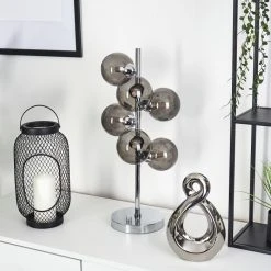 Hofstein Hyco Tischleuchte Chrom, 6-flammig -Günstiges Tischlampen Geschäft hyco tischleuchte h3538067 9