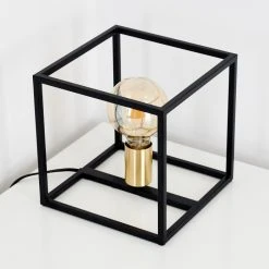 Hofstein Ibusuki Tischleuchte Messing, Schwarz, Gold, 1-flammig -Günstiges Tischlampen Geschäft ibusuki tischleuchte h3358139 12