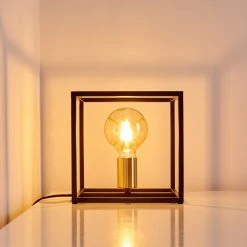 Hofstein Ibusuki Tischleuchte Messing, Schwarz, Gold, 1-flammig -Günstiges Tischlampen Geschäft ibusuki tischleuchte h3358139 6