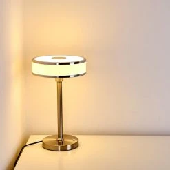 Hofstein Icogne Tischleuchte LED Weiß, 1-flammig -Günstiges Tischlampen Geschäft icogne tischleuchte h3300831 do1 11