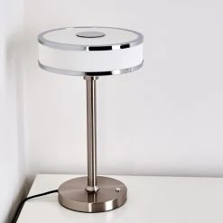 Hofstein Icogne Tischleuchte LED Weiß, 1-flammig -Günstiges Tischlampen Geschäft icogne tischleuchte h3300831 do1 12