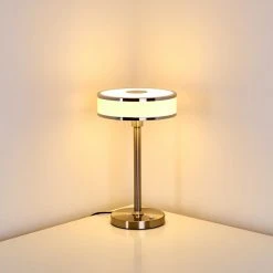 Hofstein Icogne Tischleuchte LED Weiß, 1-flammig -Günstiges Tischlampen Geschäft icogne tischleuchte h3300831 do1 18