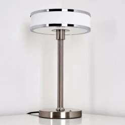 Hofstein Icogne Tischleuchte LED Weiß, 1-flammig -Günstiges Tischlampen Geschäft icogne tischleuchte h3300831 do1 20