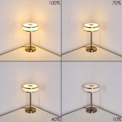 Hofstein Icogne Tischleuchte LED Weiß, 1-flammig -Günstiges Tischlampen Geschäft icogne tischleuchte h3300831 do1 3