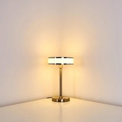 Hofstein Icogne Tischleuchte LED Weiß, 1-flammig -Günstiges Tischlampen Geschäft icogne tischleuchte h3300831 do1 9