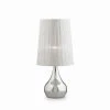 Ideallux Ideal Lux ETERNITY Tischleuchte Silber, 1-flammig -Günstiges Tischlampen Geschäft ideal lux eternity tischleuchte 36007 0