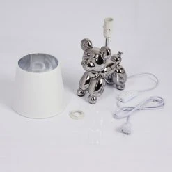 Hofstein Inupal Tischleuchte Silber, 1-flammig -Günstiges Tischlampen Geschäft inupal tischleuchte h3396445 4