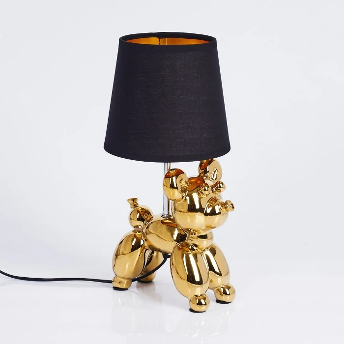 Hofstein Inupal Tischleuchte Gold, 1-flammig 10 Hofstein Inupal Tischleuchte Gold, 1-flammig – Bild 8