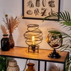 Hofstein Iserables Tischleuchte Schwarz, 1-flammig -Günstiges Tischlampen Geschäft iserables tischleuchte h3546086 6