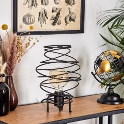 Hofstein Iserables Tischleuchte Schwarz, 1-flammig -Günstiges Tischlampen Geschäft iserables tischleuchte h3546086 9