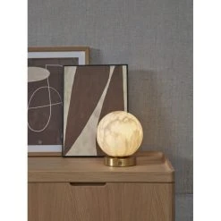 It's about Romi Carrara Tischleuchte Gold, 1-flammig