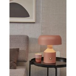 It's about Romi Porto Tischleuchte Orange, 1-flammig