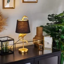 Hofstein Janine Tischleuchte Gold, 1-flammig -Günstiges Tischlampen Geschäft janine tischleuchte h3396278 6