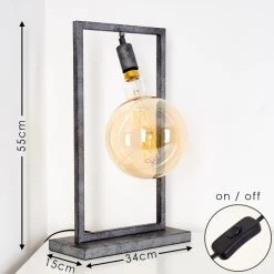 Hofstein Janskloster Tischleuchte Schwarz, 1-flammig 21 Hofstein Janskloster Tischleuchte Schwarz, 1-flammig -Günstiges Tischlampen Geschäft janskloster tischleuchte h3357729 1