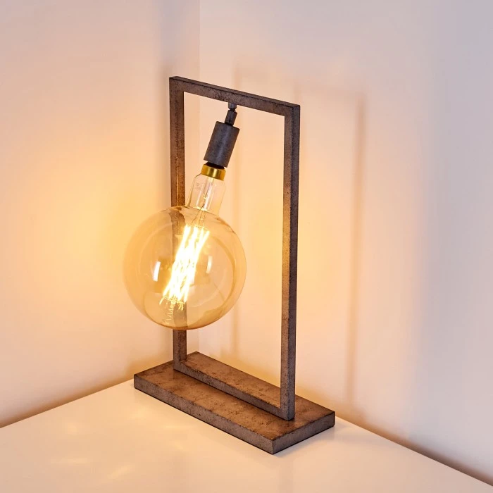 Hofstein Janskloster Tischleuchte Schwarz, 1-flammig 7 Hofstein Janskloster Tischleuchte Schwarz, 1-flammig – Bild 5