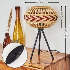 Hofstein Jaurama Tischleuchte Schwarz, 1-flammig -Günstiges Tischlampen Geschäft jaurama tischleuchte h3389188 3