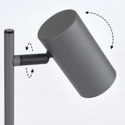 Hofstein Javel Tischleuchte Schwarz, Grau, Holzoptik, 1-flammig -Günstiges Tischlampen Geschäft javel tischleuchte h3446423 2