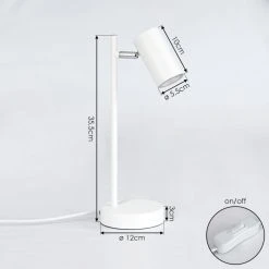 Hofstein Javel Tischleuchte Chrom, Weiß, 1-flammig 15 Hofstein Javel Tischleuchte Chrom, Weiß, 1-flammig -Günstiges Tischlampen Geschäft javel tischleuchte h3446461 3