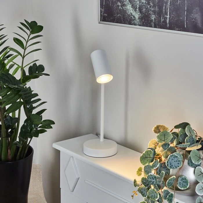 Hofstein Javel Tischleuchte Chrom, Weiß, 1-flammig 11 Hofstein Javel Tischleuchte Chrom, Weiß, 1-flammig – Bild 9