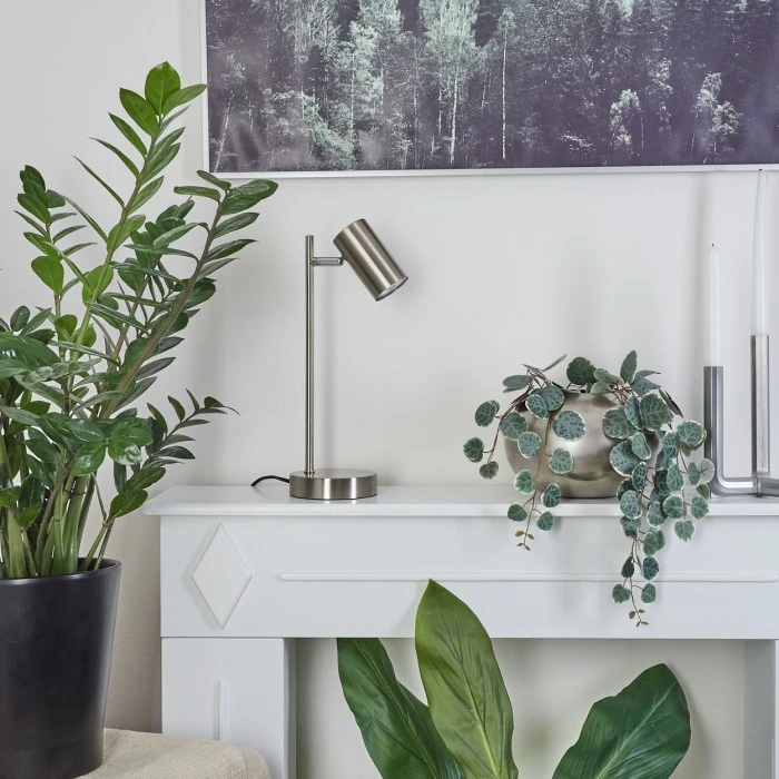 Hofstein Javel Tischleuchte Nickel-Matt, Chrom, 1-flammig 14 Hofstein Javel Tischleuchte Nickel-Matt, Chrom, 1-flammig – Bild 12