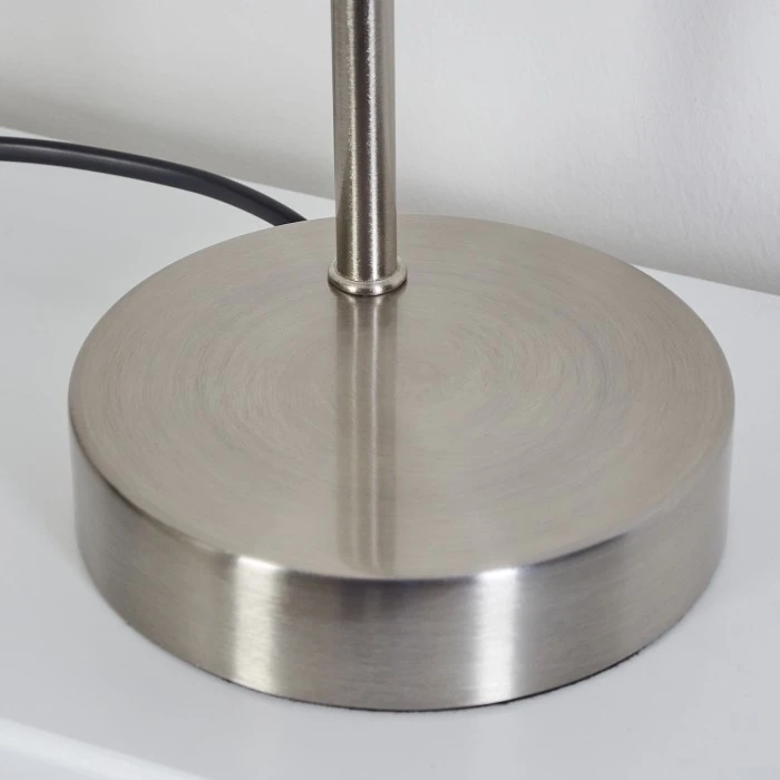 Hofstein Javel Tischleuchte Nickel-Matt, Chrom, 1-flammig 15 Hofstein Javel Tischleuchte Nickel-Matt, Chrom, 1-flammig – Bild 13