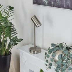 Hofstein Javel Tischleuchte Nickel-Matt, Chrom, 1-flammig 24 Hofstein Javel Tischleuchte Nickel-Matt, Chrom, 1-flammig -Günstiges Tischlampen Geschäft javel tischleuchte h3535929 9