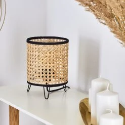 Hofstein Jonas Tischleuchte Schwarz, 1-flammig -Günstiges Tischlampen Geschäft jonas tischleuchte h3405598 11